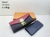 women original box purses luxury real leather multicolor long wallet Card holder Holders single classic pocket designer