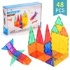 Decompression Toy Lfayer 7,5 cm 48/78 pc Blocchi magnetici Building piastrelle Blocchi di costruzione magnetica set giocattoli educativi per bambini regalo 240413