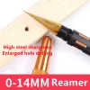 0-14mm Hass Drill Bit Metal Steel Hole Saw Reamer Cutter Opener Öppningsborrverktyg Hålöppnare Expandering Hole Puncher