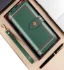 Genuine Leather Wallet Women Clutch Female Purse Long Money Bag Zipper Coin Wallet Bee Luxury Brand Wristlet Phone Hasp Wallets G23558437