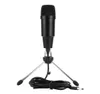 C330 USB Microfoon Karaoke Microfoon Plastic en metalen condensator Microfoon Hartgevormde wijzende Black9392682