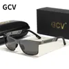 Occhiali da sole GCV uomini polarizzati occhiali da sole in alluminio magnesio occhiali da sole che guidano sfumature rettangolo per uomini oculos maschile maschio Uv400 24412