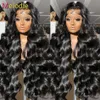 250 Densidade 40 polegadas 13x6 Lace Frontal Wig Body Wave 5x5 Pronto transparente de renda de renda de glútera perucas de cabelo humano para mulheres 240408