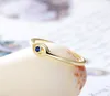 Sapphire Blue CZ Evil Eyes Ring 14K Gold Plated in Solid 925 Sterling Silver Women039s Engagement Wedding Jewelry For Gift8291277