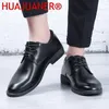 Casual Shoes Fashion Slip On Men Dress Oxfords Business Classic skórzany garnitury męskie buty chaussure homme