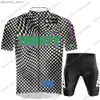 Rowerowe koszulki setki 2023 Trinity Racing Team Cycling Jersey Set Men Cycling Odzież Letnie koszulki rowerowe Suit Rowcy BIB STROSS MTB MAILLOT L48