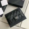 10A S Card Holder Designers portefeues Solder Coin Spols Fashion Fashion Womens Mens Caviar Lambin En cuir CC City Credit Card Card Pouche de pochette