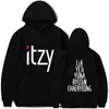 Frauen Hoodies 2024 Ankunft ITZY Combination Mitglied Lia Yeji Kapuzenpullover Pullover Kpop Korean Name Hoodie Music Fans Streetwear Streetwear