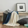 Blankets Cotton Yarn Knitted Thread Blanket Towel 130 160Cm Portable Soft Warm Summer Throw Sofa Cover Airplane Travel