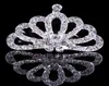 2021 glänzendes Strasshaarclip kleine Mädchen Diadem Crown Tiara Kinder Kopfschmuck Accessoires für Ornamente Baby Haarnadel8100202