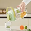 BOTTIGLIE ACQUA PRITCHER BEVERAGE con contenitore succo di succo di copertura brocca briglia briglia per brocca bridge per pressione del filtro per latte per latte ghiacciata