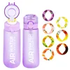 30ozl Water Cup Air Sakored Sports Vattenflaska Lämplig för Outdoor Sports Fashness Fruit Saking Water Bottle Doft XJY41