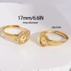 Kreative Uhrenformringe für Frauen verstellbare Öffnungsringe Männer Vintage Punk Mini Watch Finger Ring Paar Ringe Juwely Geschenk