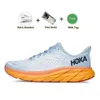 Mens Hokahs Hokah Running Clifton 9 Bondi 8 Sapato Designer Black 8s 9S Choque de Carbono Branco Absorvendo Amber Sapatos ao ar livre Ambar 36-45