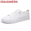 Scarpe casual Arrivo da uomo Lace-up Sneaker in pelle autentica comoda per uomo Tenis skateboard traspirato