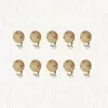 10 PCs Pacifiers de bebê Clipes Bolé os Soothers Wood Reutilable Acessors Wooden