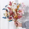 Decorative Flowers 1 PC Artificial Eucalyptus Forest Money Leaf Wedding Home Decoration Fake Plant Autumn Branch Plastic Decor