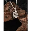 Pendanthalsband Celar Chain Nisch Design Sensory Structure Simple Wild Branches S925 Sterling Silver Necklace