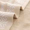 Serviette t006a soft jacquard épais fortement absorbant l'eau de salle de bain adulte de salle de bain coton