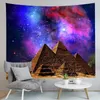 Tapestries Heilig Pyramid Tapestry Egypte sterrenhemelige muur ophangen voor woonkamer slaapkamer slaapkamer huisdecoraties