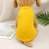 Dog Apparel Pet Tank Vest Solid Color Breathable Comfy Sunproof Puppy Small Clothes Thin Teddy Cats Cool Spring Summer Wear