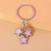 Portachiavi simpatici keychain a stella a stella di crastruttura a stella pendenti per donne che handbag gancio di gioielli fai -da -te regali