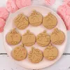 10pc Christmas Cookie Cutter Jar molho Chocolate Mold Molde