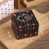 Gift Wrap 6pcs Rectangle Valentine's Day Love Paper Box Candy Cookies Packaging Surprise Boxes Weeding Meeting