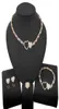 Double Love Hug et Kiss Xoxo Collier similaire Bijoux Set Fashion rempli Gold Rose petite fille Kid Child Bijoux Set X01793276443