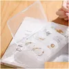 Nail Dryers Transparent Double-Layer Plastic Jewelry Storage Box Mti-Purpose Organizer Container For Clips Necklace Earring Drop Deliv Otcre