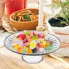 Dinnerware Sets Fruit Tray Home Forniture Decor Footed Bowl Large Acrylic Office Dessert Display Stands