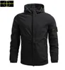 Brand Stone Jacket Island Men's Spring Autumn Windrunner Jacket Dunne Jacket Men's Sports Breaker jas Kak Dames Dames Hapel Wandeljas Merk Stone Coat MN2