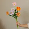 Kwiaty dekoracyjne koko kwiat tulipan sztuczny prawdziwy dotyk bukiet fałszywy do dekoracji ślubnej Domowe dekoracje ogrodowe