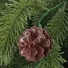 Fiori decorativi simulazione fantasia mini piante fai -da -te fa falsi aghi di pino artificiale decorazioni per la casa ghirlanda