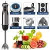 Blender Wancle 1000W onderdompeling Handblender 4 in 1 krachtige stokblender mixer 16 snelheden verstelbaar voor eiwitshakes slagroom crème