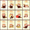 Animal Borduurwerkpleisters op kleding Rode Panda Diy Zelfklevende patch T-shirt jas sticker Appliques voor kledingbadges