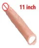 Aumento de extensor de pene enorme de 11 pulgadas Juguetes sexuales de manga reutilizable para hombres Penis Girth Bothancer Relájate Juguete Gift59361095732067