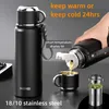 Bouteille thermos en acier inoxydable 2L pour café sous vide thermique tasse isolée flacons à double paroi voyage 240407