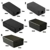 1/2st plastvattentät svart DIY -bostadsinstrumentfodral Plastiska elektroniska projektlåda Elektriska leveranser