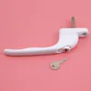 White Aluminum Alloy Window Handle With Locks Universal Door Handle Key Locking For Double Glazing Kid Security Door Lock Tools