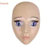 Cosmask Female BlueEyes Mask Latex Realistic Human Skin Masks Halloween Dance Masquerade Beautiful Gender Reveal Women Q08066554365