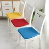 Chaise de salle à manger domestique en lin à la maison moderne épaississer le tapis de tabouret de bureau universel de couleur un padt de bureau universel de quatre saisons