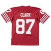 Dikişli Futbol Formaları 87 Dwight Clark 1981 Mesh Legacy Emekli Retro Classics Jersey Erkek Kadın Gençlik S-6XL