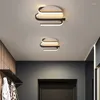 Światła sufitowe LED LIGE Light Nowoczesne minimalistyczne korytarz balkon lampa okrągłe sypialnia weranda