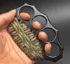 Explosiv utrustning Mer beskrivning av järn Fourfinger Glove Finger Tiger Legal SelfDefense Hand Support Ring Defense 9301191