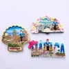 Spanien kylskåp klistermärken Barcelona Madrid Malaga Tenerife turist souvenir kylskåp magneter födelsedagspresent heminredning