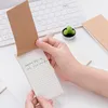 3PCS Mini Kraft Paper SketchBook Spiral Art Notebook Blank Sheets Portable Hard Cover Supplies Escola Desenho de Lápis No bloco