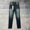 2023 Purple-varumärke Jeans äkta medn designer antiaging smal fit casual jeans lila märke sant långa byxor lila jeans 343 781