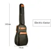 40 41/46 polegadas elegantes resistentes à água, guitarra elétrica Gig Bag Saco à prova de poeira Tampa de baixo elétrico de 10 mm