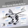 Animais elétricos/RC Tamanho grande 47 cm de dinossauro eletrônico ROAR Flash Robot Education Game Console Childrens Toy Giftl2404